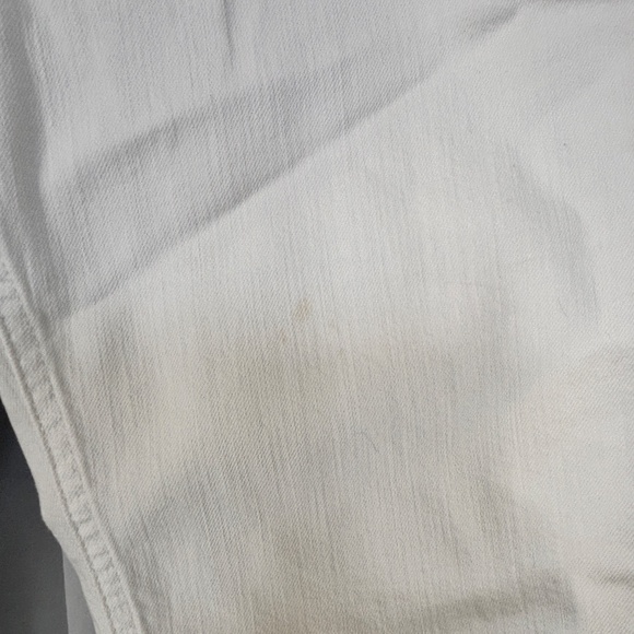 Rag & Bone White Denim Dre Capri Raw Hem Jeans - Picture 3 of 6